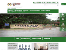 Tablet Screenshot of k12.upm.edu.my