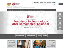 Tablet Screenshot of biotech.upm.edu.my