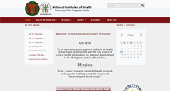 Desktop Screenshot of nih.upm.edu.ph