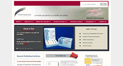Desktop Screenshot of pertanika.upm.edu.my